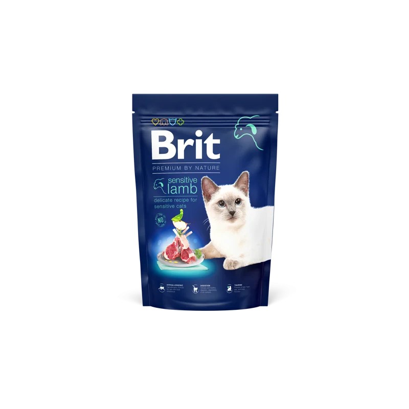 Brit Premium Cat Adult Sensitive Lamb, 1,5 kg