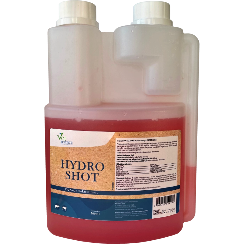 Vet Science, Hydro Shot, bydło, 0,500 kg