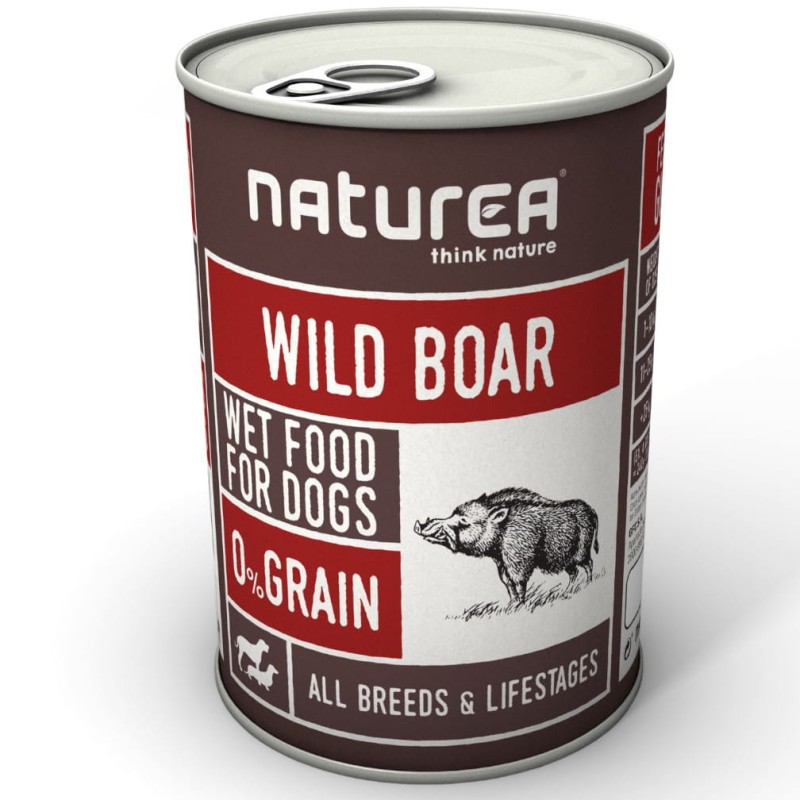 Mokra karma Naturea z dziczyzną, dla psów i szczeniąt, 400 g