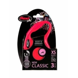 Flexi New Classic XS, taśma 3m, 12kg, czerwona, smycz automatyczna
