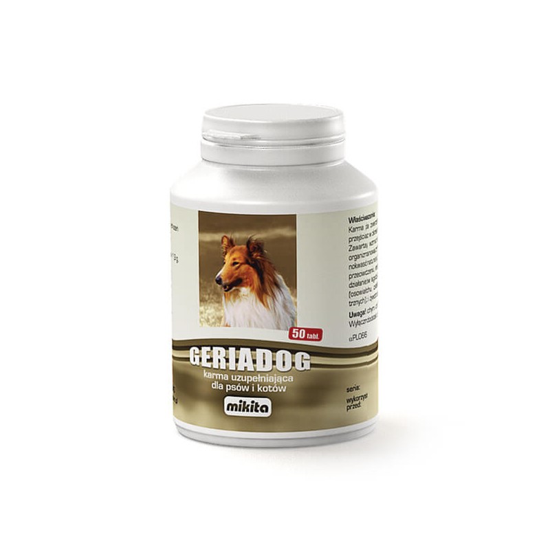 Mikita, Geriadog, psy dojrzałe, 50 tabletek
