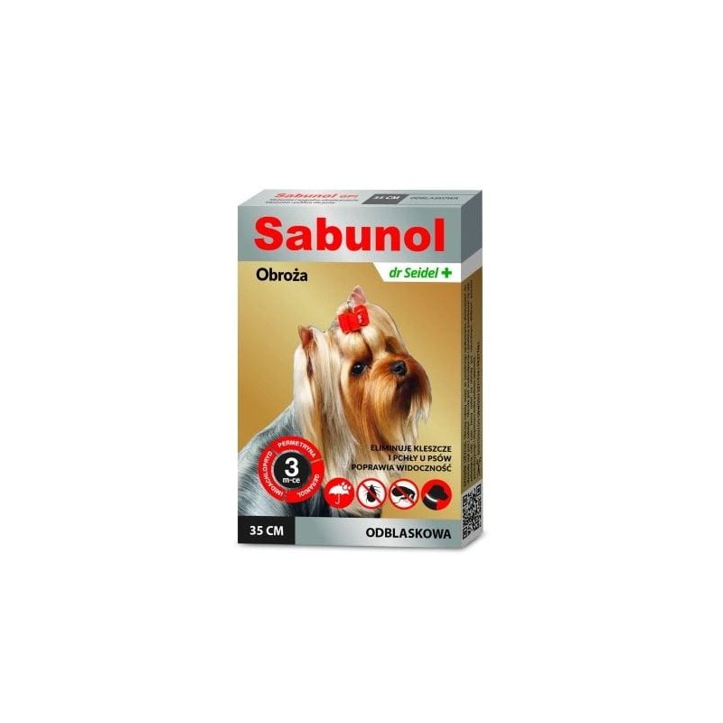 SABUNOL GPI, OBROŻA DLA PSA ODBLASKOWA, 35 cm